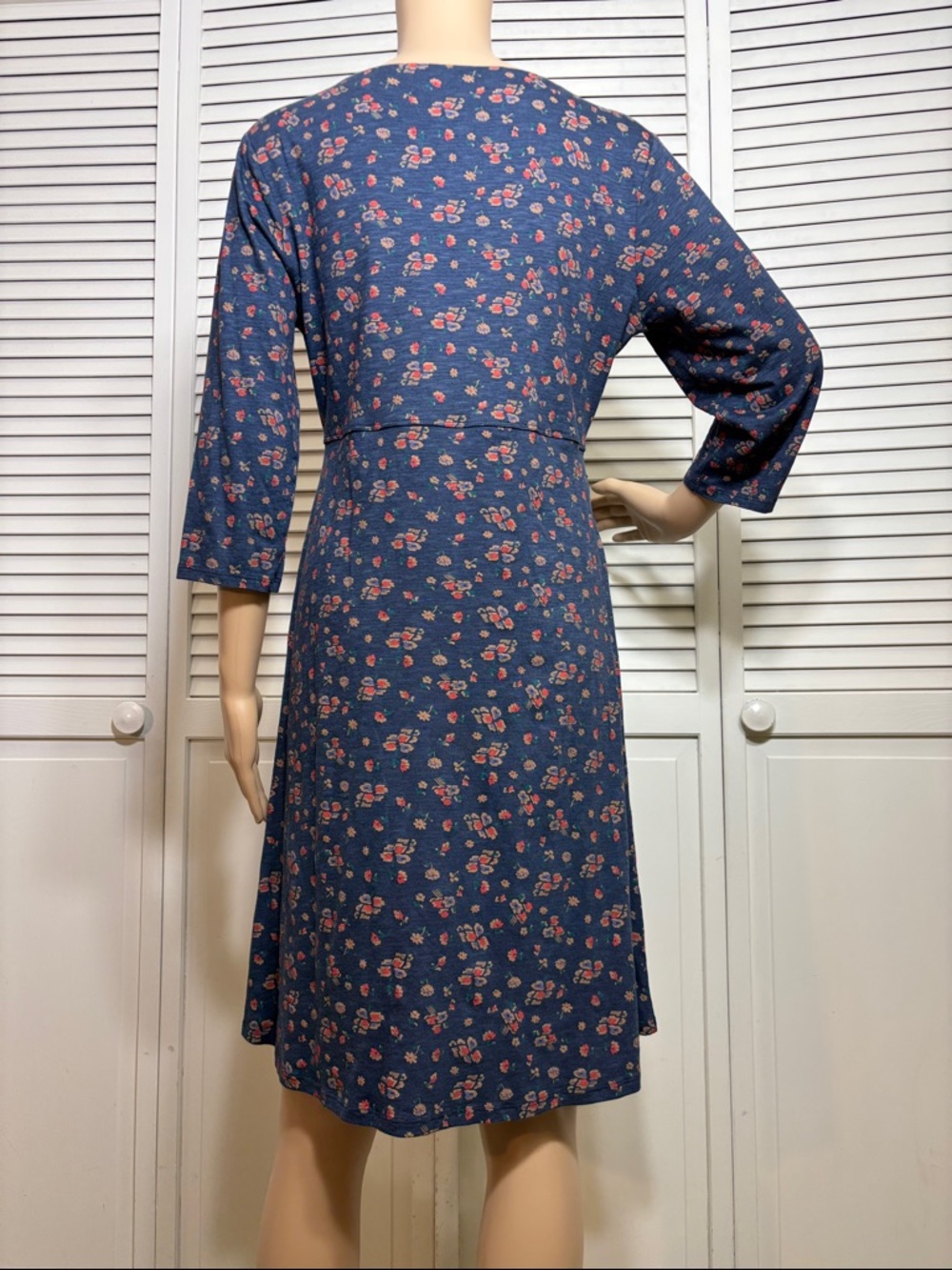 Toad & Co Rosalinda Dress in True Navy Floral Medium - Picture 9 of 15